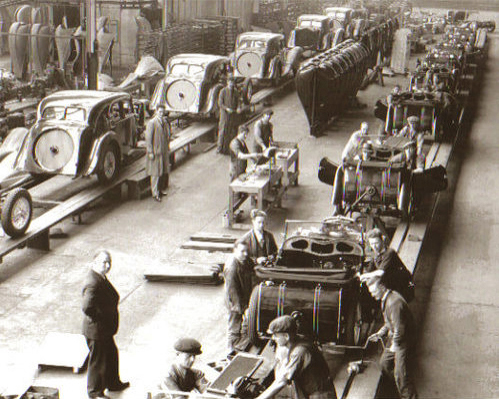 TAs on the production line